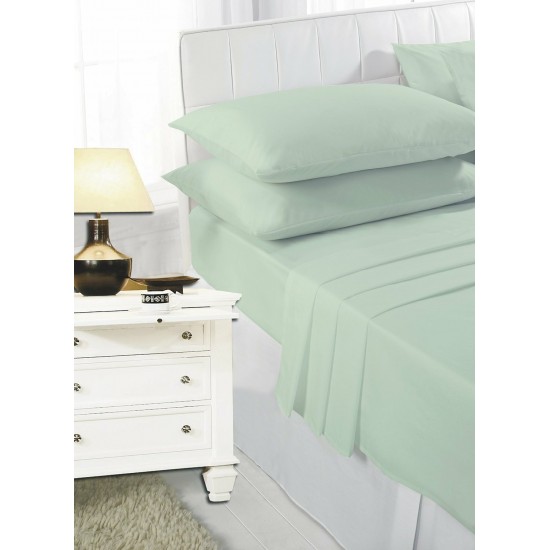 Polycotton Fitted Sheet Single 4ft Small Double King Super King 9