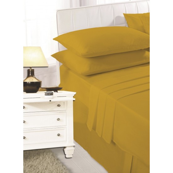 Polycotton Fitted Sheet Single 4ft Small Double King Super King 9