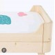 Sazy Bird Single Fitted Sheet 90 X 190cm White- Green