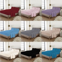 Extra Deep Flannelette Fitted Sheet 100% Cotton Warm Soft Thermal Bedding Cover