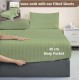 Fitted Bed Sheet Set-Pure Cotton-2 Pillowcase Single/King Sing/Double/Queen/King