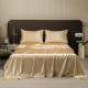 Satin Silk For Bedding Flat Bed Sheet / Pillowcase / Flat Sheet Queen/King Bed