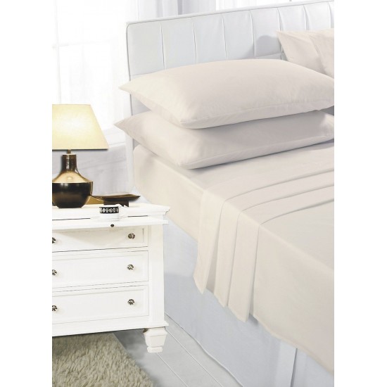 Extra Deep 40cm Fitted Sheet Bed Sheets Single Double King Super King Size