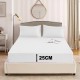 Extra Deep 25cm Fitted Sheet Bed Sheets Single Double King Super King Bed Size