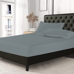 100% Poly Cotton Bed Sheets Extra Deep Full Fitted Sheet Single Double King Size