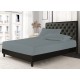 100% Poly Cotton Bed Sheets Extra Deep Full Fitted Sheet Single Double King Size