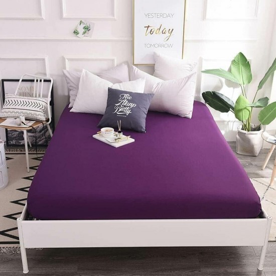 40CMDeep Fitted Sheet Soft Bed Sheet Single, Double, King, Super King or Pillowcase