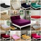 Extra Deep 30cm Fitted Sheet Bed Sheets 100% Poly Cotton Single Double King Size