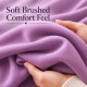 Thermal Flannelette Sheet Set 100% Brushed Cotton 4PC Fitted Flat Sheet PC Cases