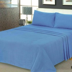 Thermal Flannelette Soft 100% Brushed Cotton Extra Deep 32cm Fitted Sheet 160 GSM