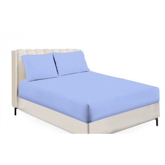 Full Fitted Sheets 100% Cotton 200 Thread Count, Single Double King & Super King