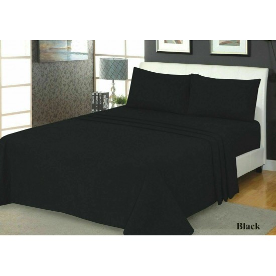 100% SOFT BRUSHED COTTON THERMAL FLANNEL EXTRA DEEP FITTED SHEET 32cm ALL SIZES