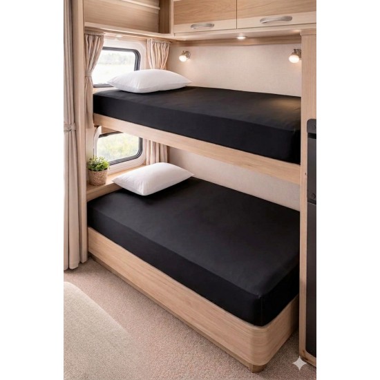 Bunk Bed Fitted Sheet - Small Single 2ft6 - 25cm Deep – Soft, Durable & EasyCare