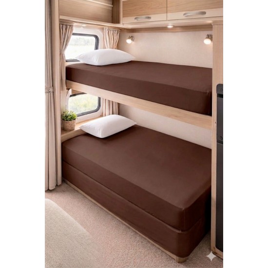 Bunk Bed Fitted Sheet - Small Single 2ft6 - 25cm Deep – Soft, Durable & EasyCare