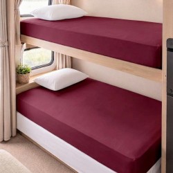 Bunk Bed Fitted Sheet - Small Single 2ft6 - 25cm Deep – Soft, Durable & EasyCare