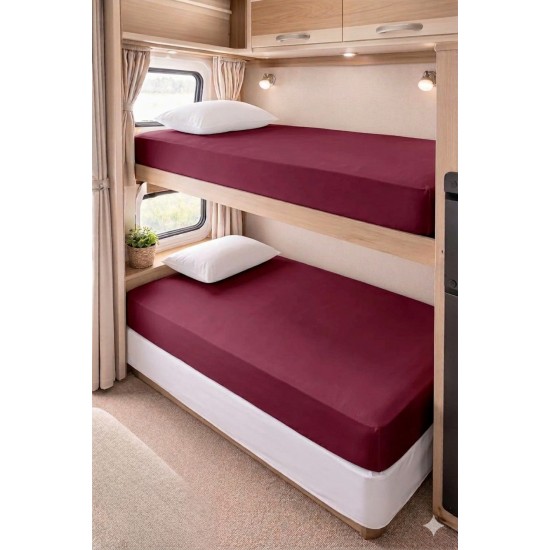 Bunk Bed Fitted Sheet - Small Single 2ft6 - 25cm Deep – Soft, Durable & EasyCare