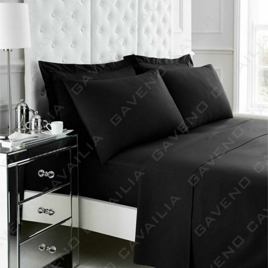Extra Deep Fitted Bed Sheets Mattress Fitted Sheets 40cm Single Double King Size