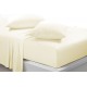 Poly Cotton Luxury Non-Iron Percale Fitted Sheet Single Double King Super King