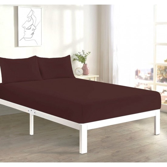 Extra Deep Fitted Sheet 40cm Bed Sheet Single Double King Super King Bed Sheet