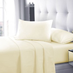 Full Flat Sheet Bed Sheets 100% Poly Cotton Single Double King Super King Size