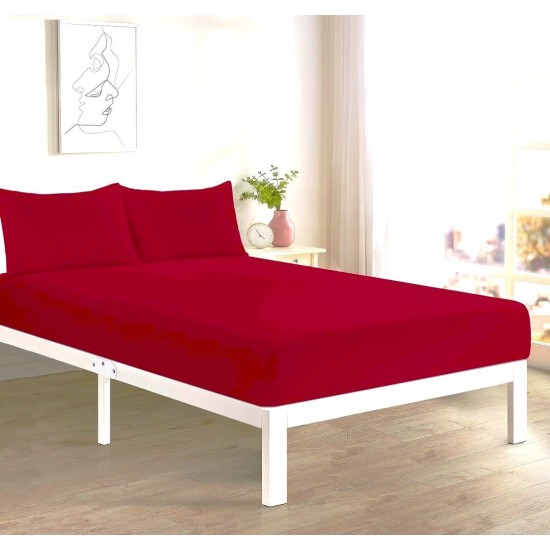 Extra Deep Fitted Sheet 40cm Bed Sheet Single Double King Super King Bed Sheet Style 7413