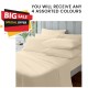 Pack of 4 Extra Deep Flannelette Fitted Sheets, Warm Soft Brushed Cotton Bed