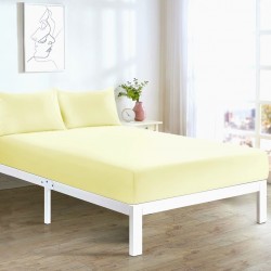 4FT Small Double Fitted Sheet - 25cm Deep - Easy Care Non Iron Mattress Cover