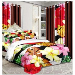 fitted bed sheets with 2 pillowcases
