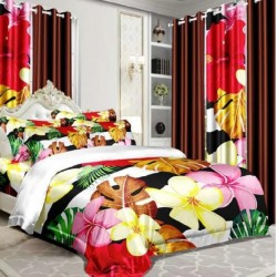 fitted bed sheets with 2 pillowcases