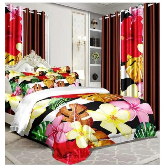 fitted bed sheets with 2 pillowcases
