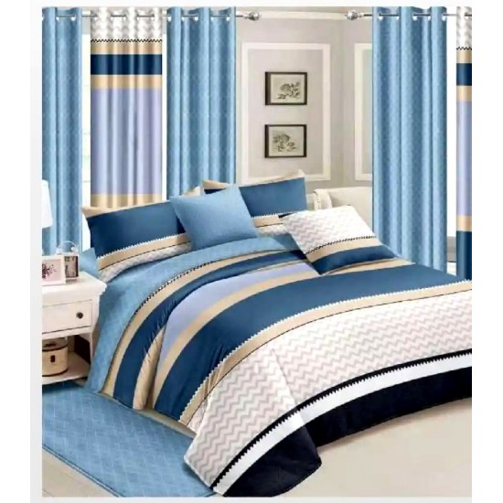 fitted bed sheets with 2 pillowcases