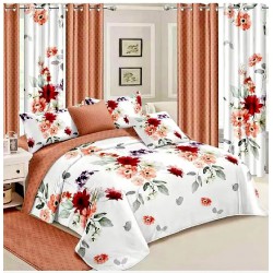 fitted bed sheets with 2 pillowcases