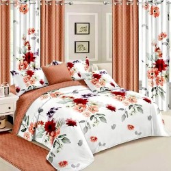 fitted bed sheets with 2 pillowcases