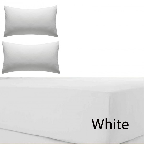Olivia Rocco Percale Extra Deep Fitted Sheet, Non iron, 180 TC, 12