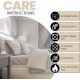 Extra Deep Flannelette Fitted Sheets, Warm Soft Brushed Cotton Bed Sheets