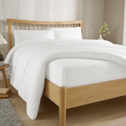 Teddy Fleece Extra Deep Fitted Sheet Cosy Warm Bed Sheets Single Double King