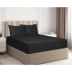 JERSEY Cotton Extra Deep 30cm Fitted Sheet Single Double Super King Pillow Cases