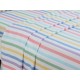 Multicolour Candy Stripe Flannelette Bed Sheet Set 100% Brushed Cotton Bedding