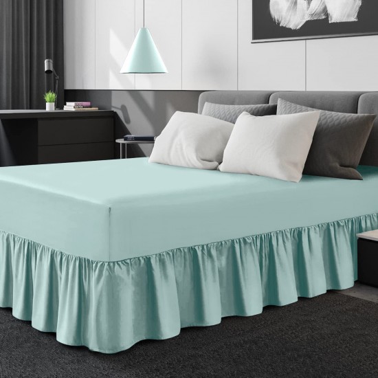 Easy Care Polycotton Valance Bed Sheets Single Double King Super King Sizes