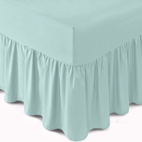 Easy Care Polycotton Valance Bed Sheets Single Double King Super King Sizes