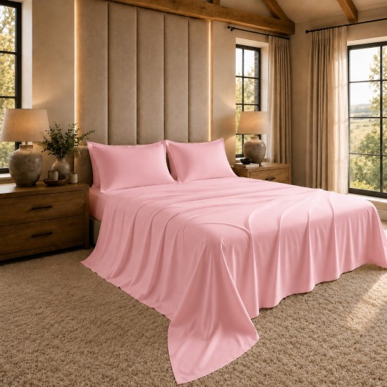 Soft & Luxury Flat Sheets Hotel Quality Plain Bed Sheets Single Double King S/K
