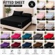 Full Fitted Extra Deep Sheet 30cm Ultra Soft Bed Sheets Single Double K Super K