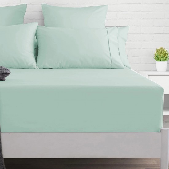 Extra Deep 40cm Fitted Sheet Single Double Super King Bed Size With Pillow Cover
