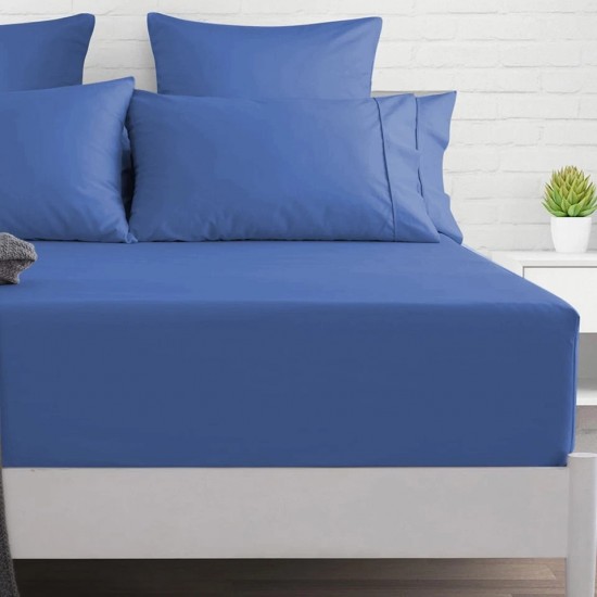 Extra Deep 40cm Fitted Sheet Single Double Super King Bed Size With Pillow Cover