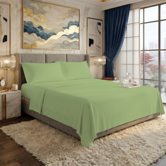Luxury Flat Sheet Ultra Soft Brushed Microfibre Bed Sheets Single Double King SK