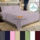 Luxury Flat Sheet Ultra Soft Brushed Microfibre Bed Sheets Single Double King SK