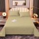 Full Flat Sheets 100% Pollycotton Bed Sheet Single Double King Size