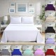 Full Flat Sheets 100% Pollycotton Bed Sheet Single Double King Size