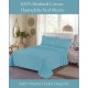 Thermal Flannelette 100% Brushed Cotton Fitted Sheet Set Or Flat Bed Sheets