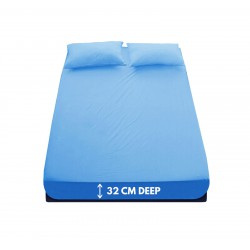 Thermal Flannelette Soft Cosy Brushed 100% Cotton Fitted Sheet 32cm Extra Deep